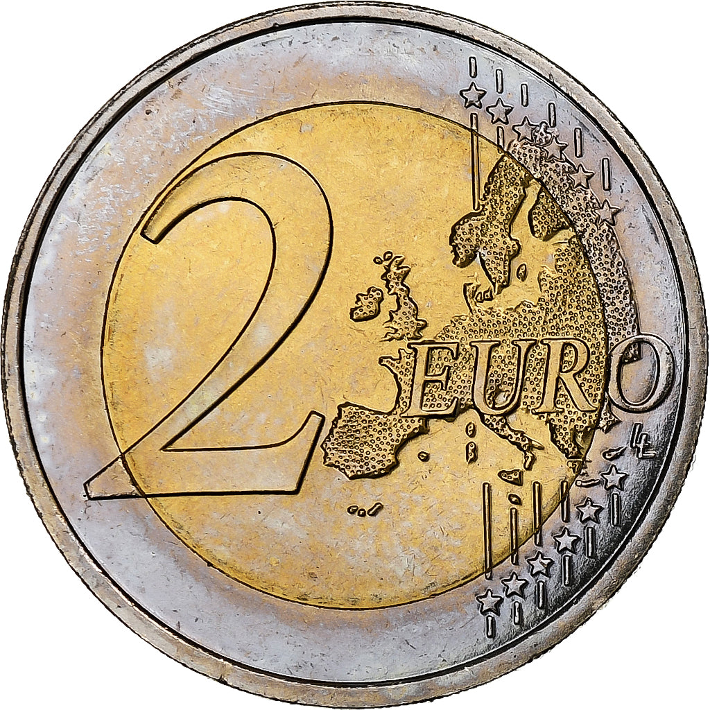 Luxembourg, 2 Euro, Grand-Duc Henri, 2008, Paris, MS(63), Bi-Metallic, KM:96