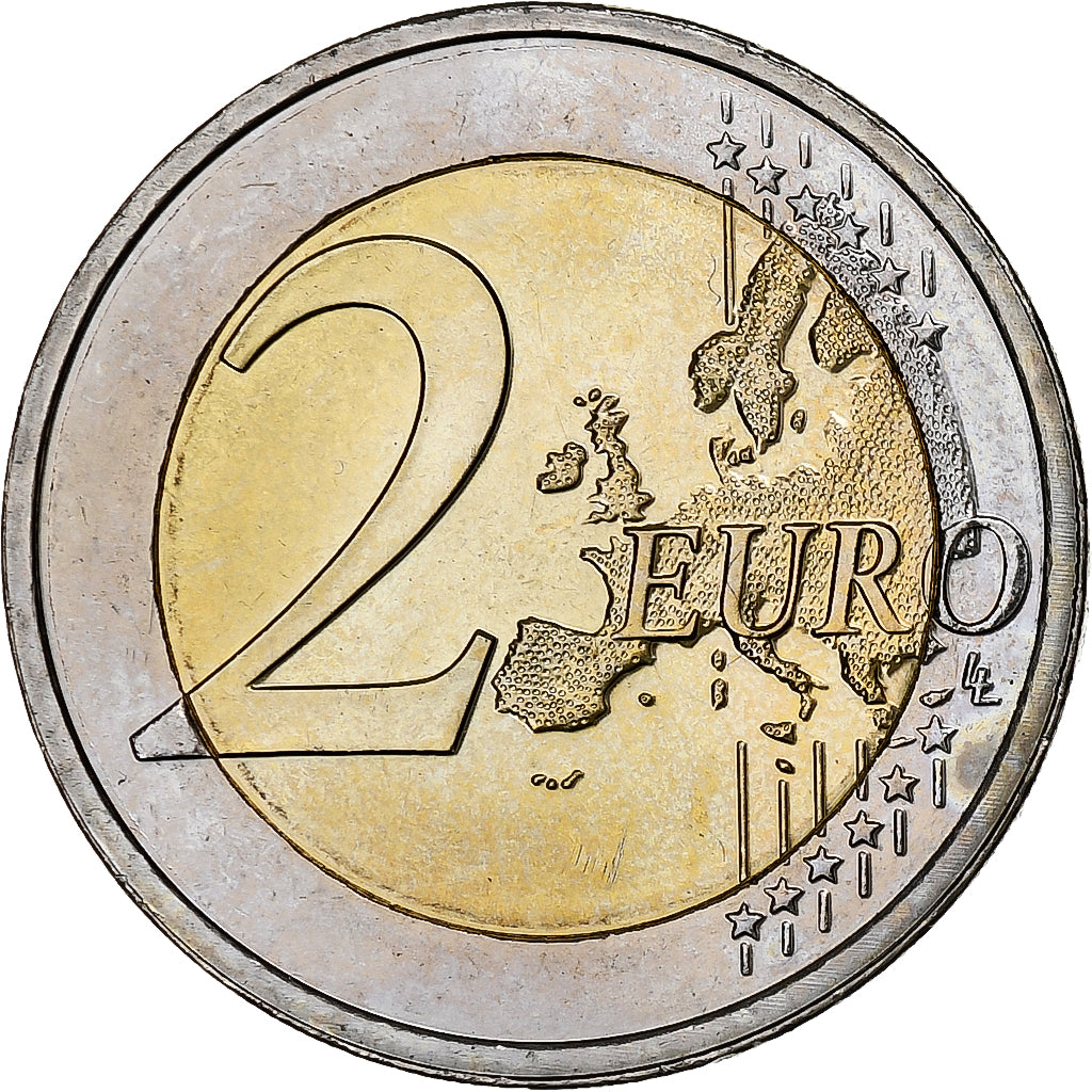 Lussemburgo, 2 Euro, european monetary union 10 th anniversary, 2009, SPL