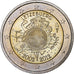 Luxembourg, 2 Euro, 10 ans de l'Euro, 2012, Utrecht, MS(60-62), Bi-Metallic