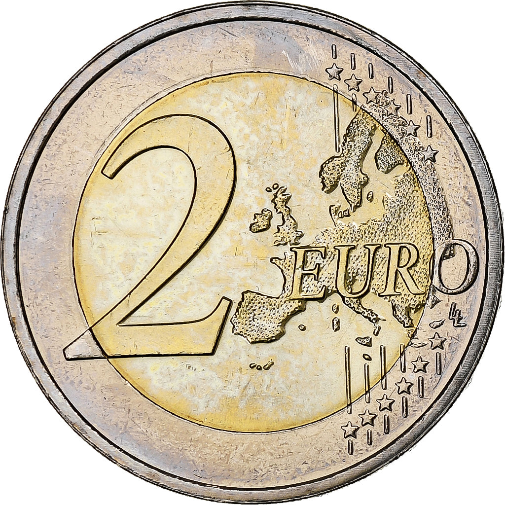Luxembourg, 2 Euro, 10 ans de l'Euro, 2012, Utrecht, MS(60-62), Bi-Metallic