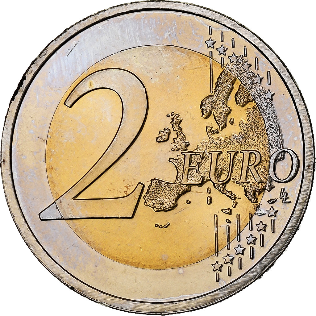 Netherlands, 2 Euro, Traité de Rome 50 ans, 2007, Utrecht, MS(63), Bi-Metallic