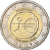 Netherlands, 2 Euro, 10 ans de l'Euro, 2009, MS(63), Bi-Metallic, KM:281