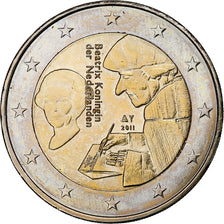 Niederlande, 2 Euro, L'Eloge de la folie par Erasme, 2011, Brussels, UNZ