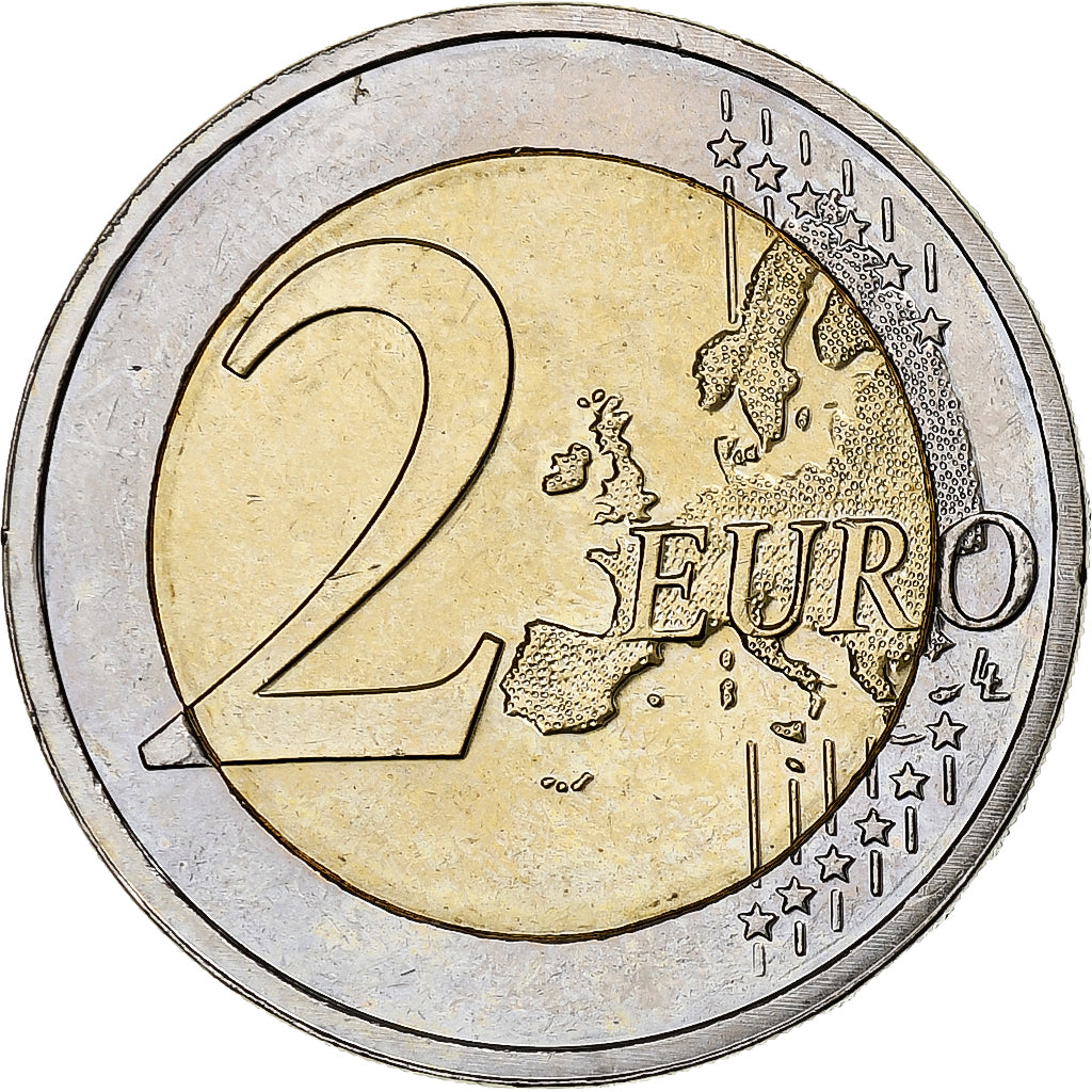 Paesi Bassi, 2 Euro, 10 ans de l'Euro, 2012, Utrecht, SPL-, Bi-metallico