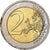Eslováquia, 2 Euro, EMU 10th Anniversary, 2009, Kremnica, MS(63), Bimetálico