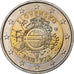 Eslováquia, 2 Euro, 10 ans de l'Euro, 2012, Kremnica, MS(63), Bimetálico