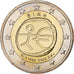 IRELAND REPUBLIC, 2 Euro, 10 ans de l'Euro, 2009, Sandyford, MS(63)