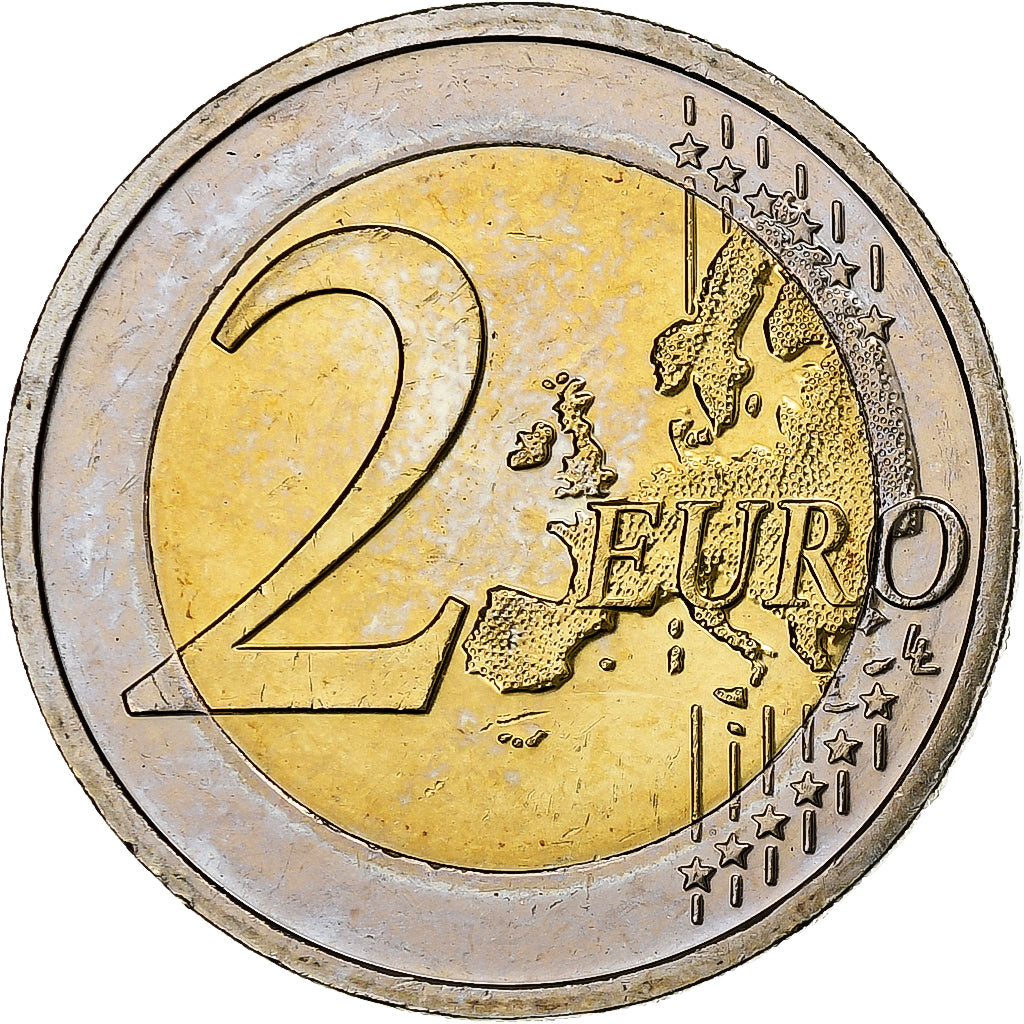 Ireland, 2 Euro, 10 years euro, 2012, VZ+, Bi-Metallic, KM:71