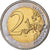 Cypr, 2 Euro, 10 years euro, 2009, MS(63), Bimetaliczny, KM:89