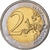 Cyprus, 2 Euro, 10 years euro, 2009, MS(63), Bi-Metallic, KM:89