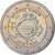 Chipre, 2 Euro, 10 ans de l'Euro, 2012, MS(63), Bimetálico