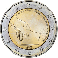 Malte, 2 Euro, Premières élections 2011, 2011, Paris, SPL, Bimétallique