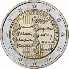 Austria, 2 Euro, 50ème anniversaire du Traité d'Etat, 2005, Vienna, MS(60-62)