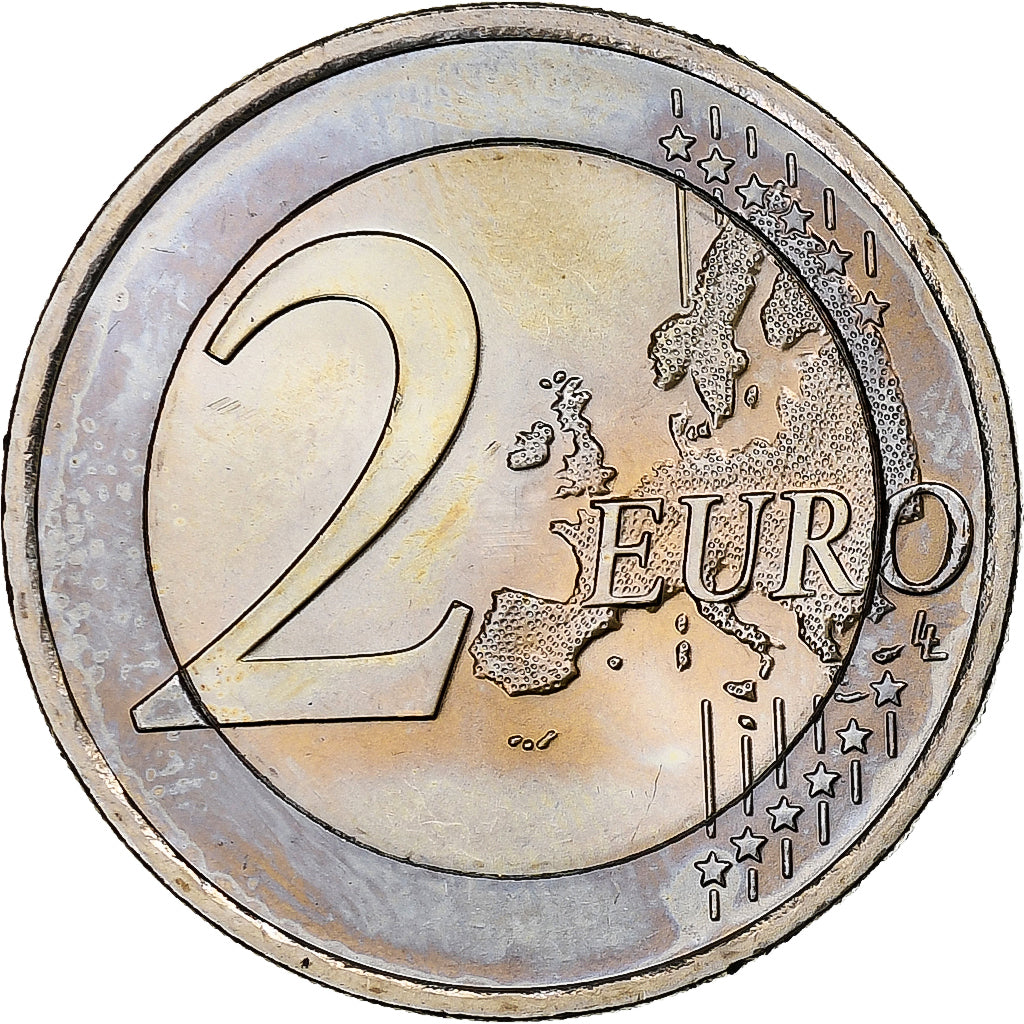 Autriche, 2 Euro, Traité de Rome 50 ans, 2007, Vienna, SPL, Bimétallique