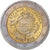 Oostenrijk, 2 Euro, 10 ans de l'Euro, 2012, UNC-, Bi-Metallic