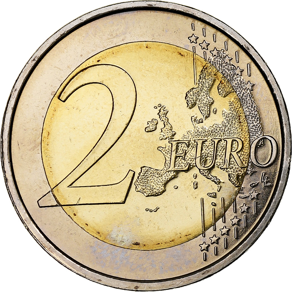 Lettonia, 2 Euro, Eiropas Kulturas Galvaspilseta, 2014, Colourized, SPL