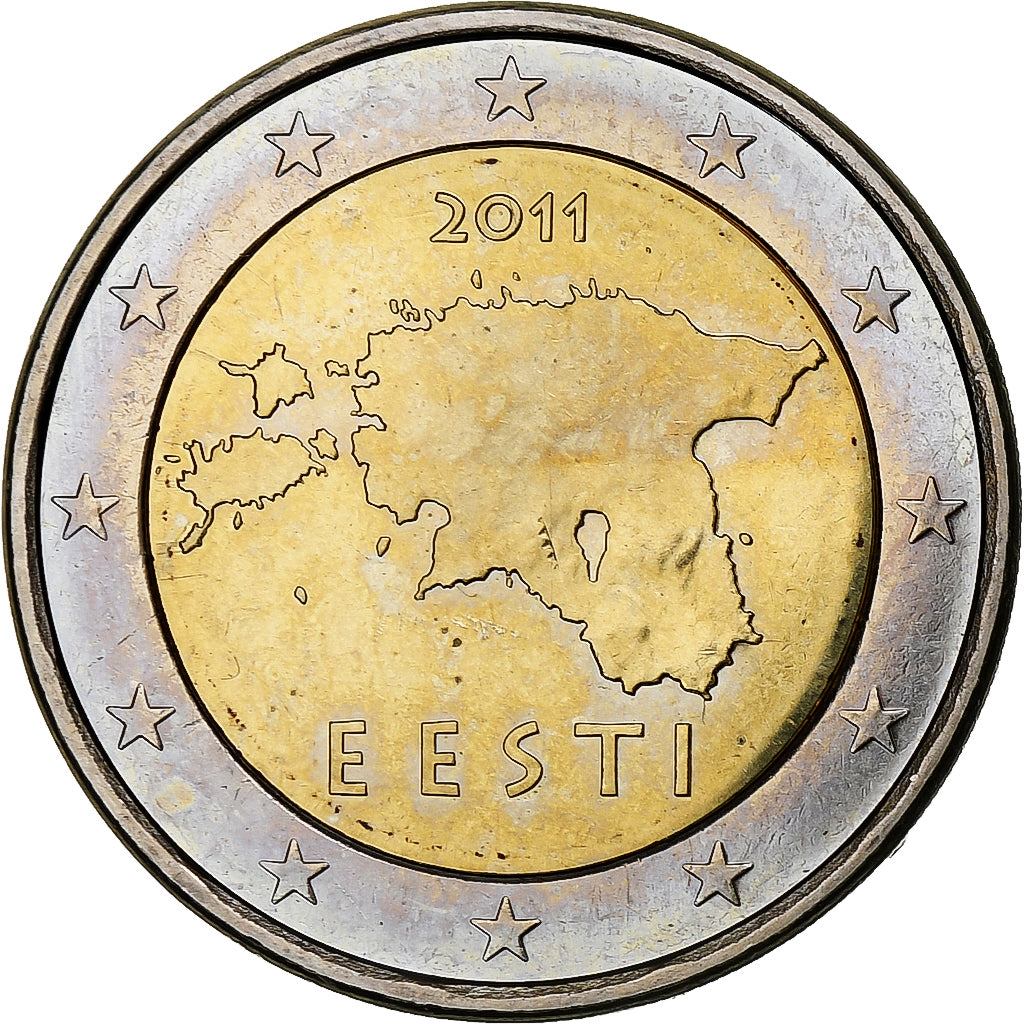 Estonie, 2 Euro, 2011, Vantaa, SPL, Bimétallique, KM:68