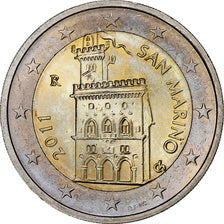 San Marino, 2 Euro, 2011, Rome, MS(63), Bi-Metallic, KM:486