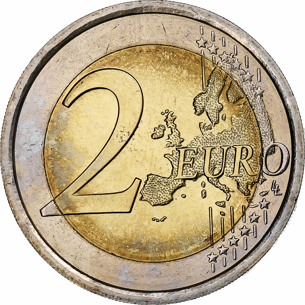 San Marino, 2 Euro, 2013, Rome, Hologramme, MS(63), Bi-Metallic, KM:486