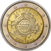 San Marino, 2 Euro, 10 ans de l euro, 2012, Rome, UNZ, Bi-Metallic, KM:519