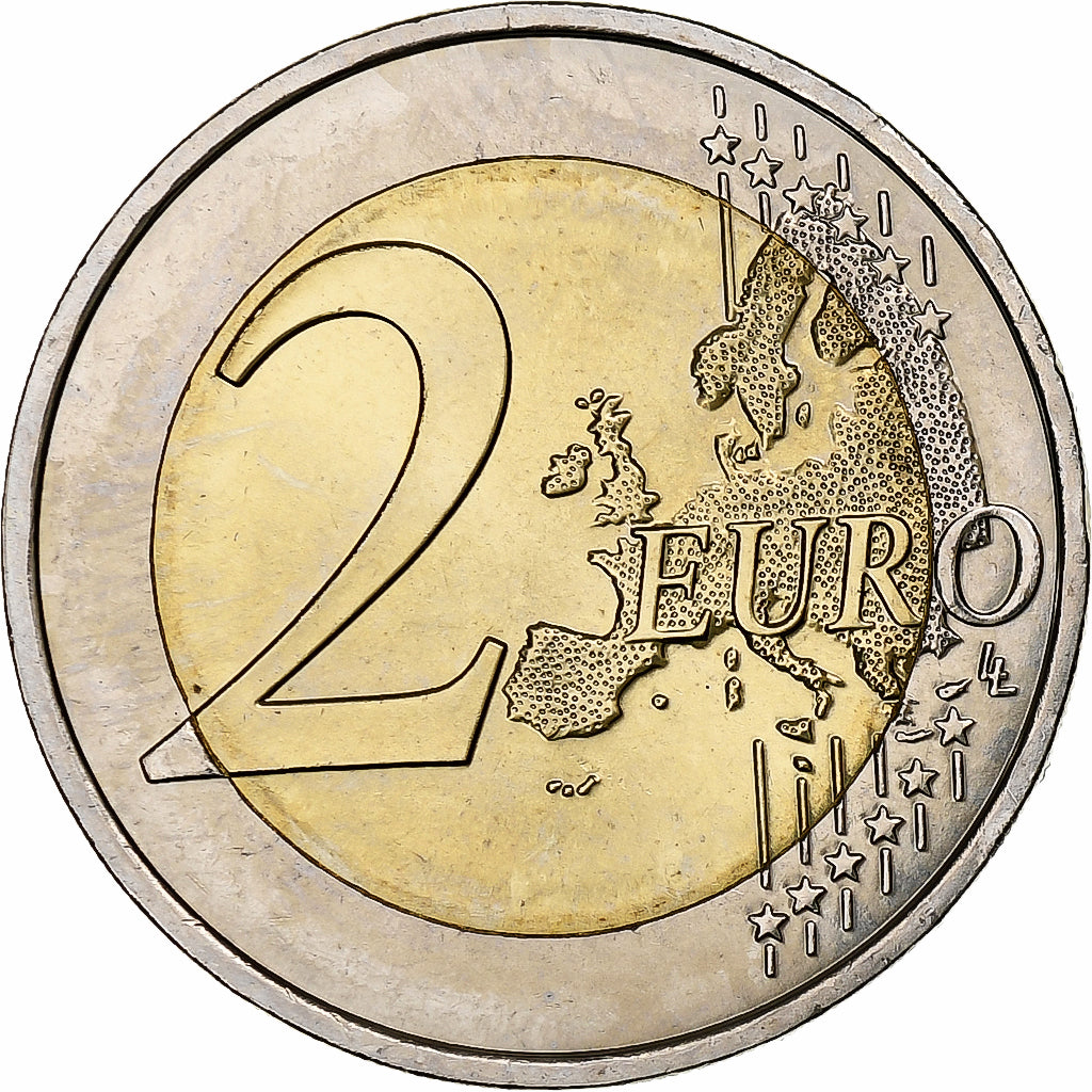 Mónaco, 2 Euro, Admission à l'ONU, 2013, SC, Bimetálico