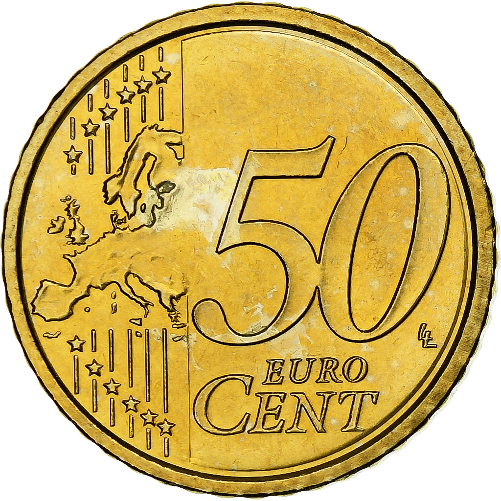 VATICAN CITY, 50 Euro Cent, 2014, Rome, AU(55-58), Brass