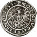 Moneta, Stati tedeschi, Ville de Isny, 3 Kreuzer, 1555, MB+, Argento