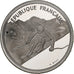 Coin, France, Alpine skiing, 100 Francs, 1989, Albertville 92, MS(63), Silver