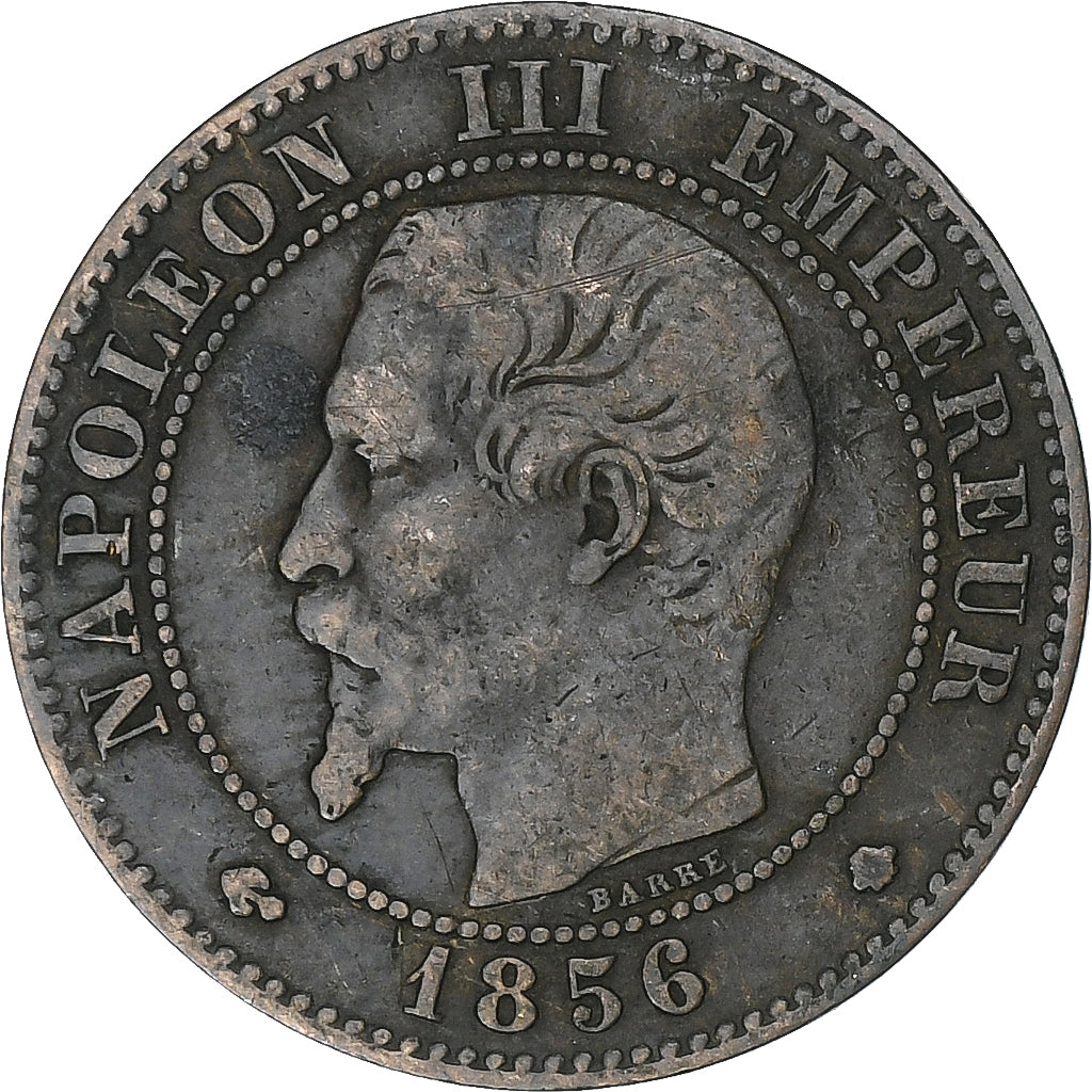 Coin, France, Napoleon III, Napoléon III, 2 Centimes, 1856, Strasbourg