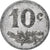 Coin, France, Chambre de Commerce, Charleville-Sedan, Charleville-Sedan, 10