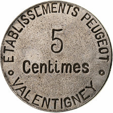 Münze, Frankreich, Etablissements Peugeot, Valentigney, Valentigney, 5