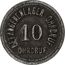 Münze, Deutschland, Kriegsgefangenengeld, Allemagne, Ohrdruf, 10 Pfennig, SS