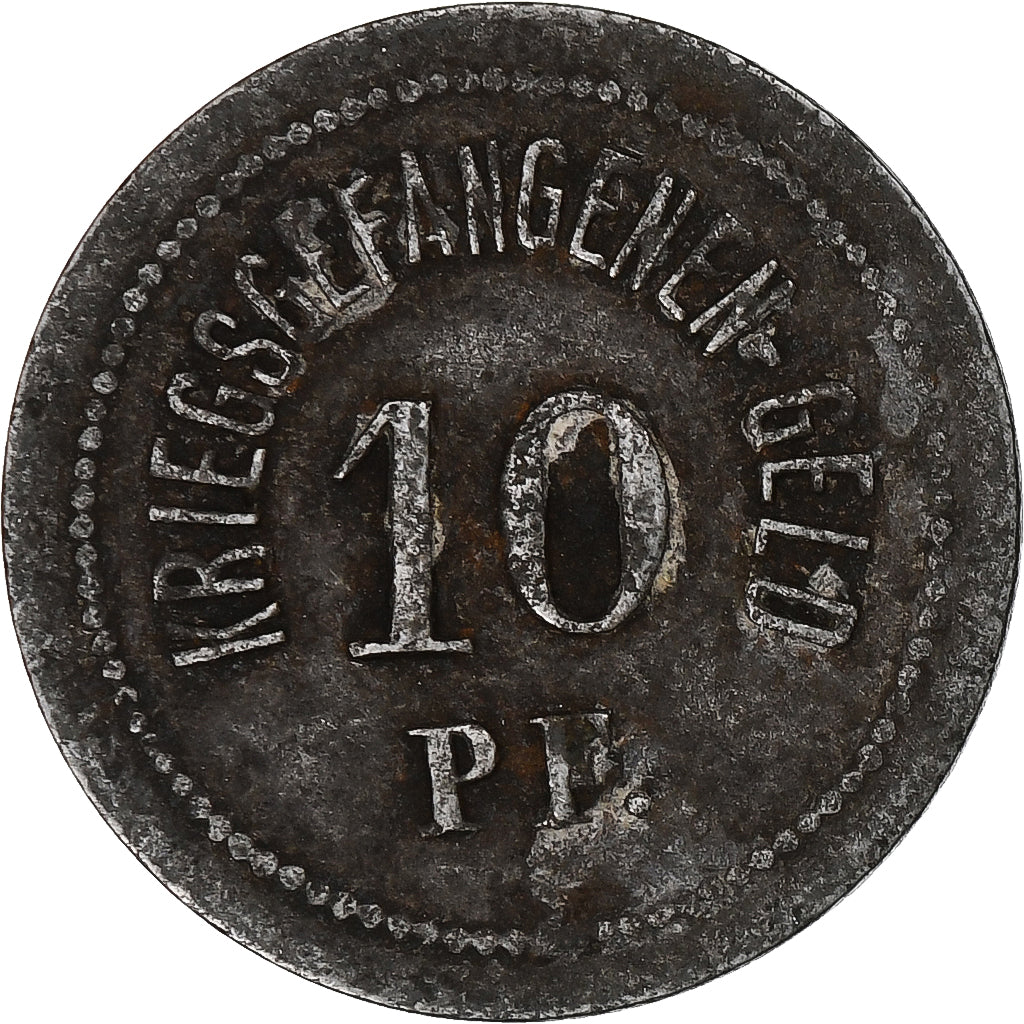 Coin, Germany, Kriegsgefangenengeld, Allemagne, Ohrdruf, 10 Pfennig, EF(40-45)