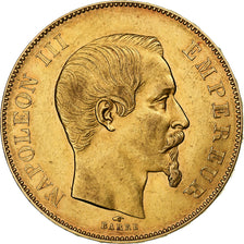 Moneta, Francia, Napoleon III, 50 Francs, 1856, Paris, BB+, Oro, KM:785.1