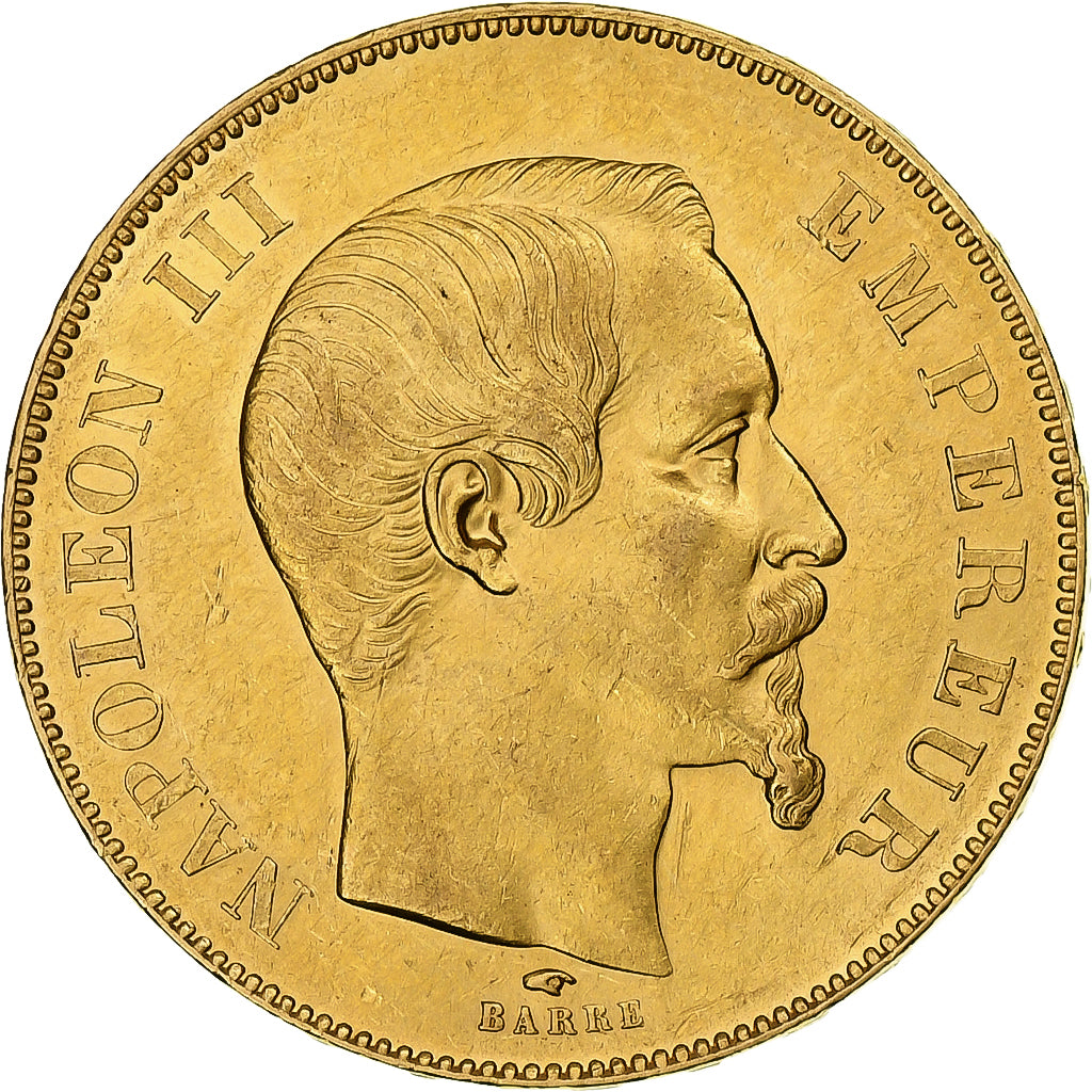 Munten, Frankrijk, Napoleon III, Napoléon III, 50 Francs, 1857, Paris, ZF+