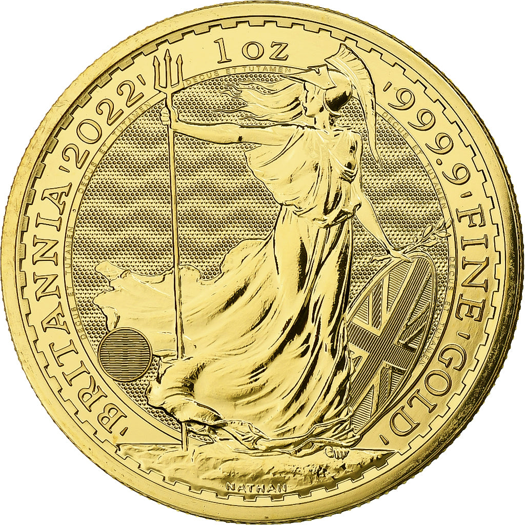 Monnaie, Grande-Bretagne, Britannia, 100 Pounds, 2022, British Royal Mint, 1 Oz