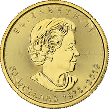 Coin, Canada, Gold Maple Leaf 40th anniversary, 50 Dollars, 2019, Royal Canadian