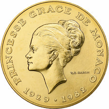 Monnaie, Monaco, Grace Kelly, 10 Francs, 1982, Paris, ESSAI, FDC, Or, KM:E74