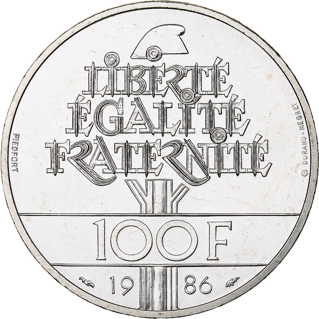 Monnaie, France, 100 Francs, 1986, FDC, Argent, Gadoury:901p, KM:P972