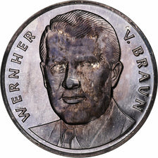 Germany, Medal, WERNHER V. BRAUN, MONDLANDUNG, MS(60-62), Silver