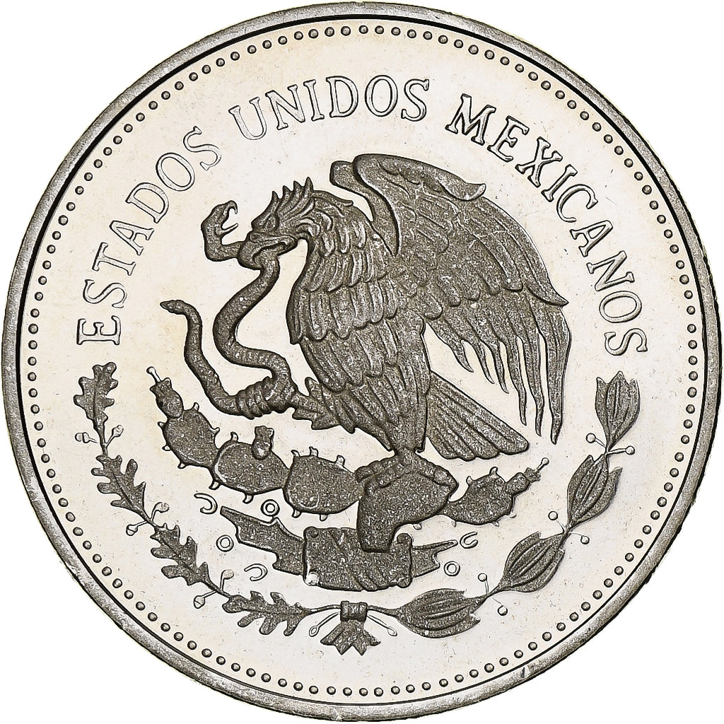 Moneda, México, 100 Pesos, 1986, Mexico City, EBC+, Plata, KM:521