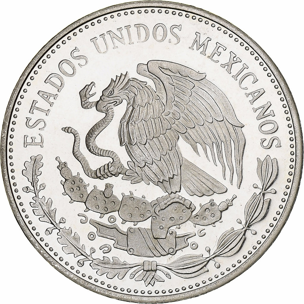 Coin, Mexico, 50 Pesos, 1985, Mexico City, MS(63), Silver, KM:504