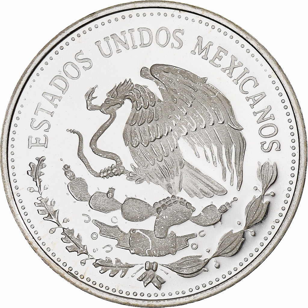 Moneda, México, 25 Pesos, 1985, Mondial de football 86.BE, SC, Plata, KM:503