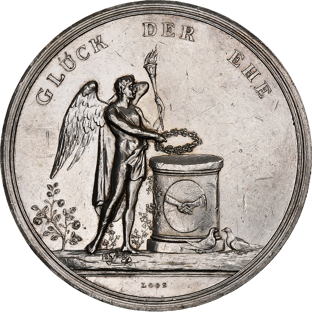 Germany, Medal, Médaille de mariage, AU(55-58), Silver