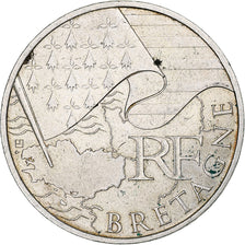 France, 10 Euro, 2010, Bretagne, EF(40-45), Silver, KM:1648