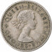 Moneda, Rodesia y Nyasalandia, Elizabeth II, 3 Pence, 1957, British Royal Mint