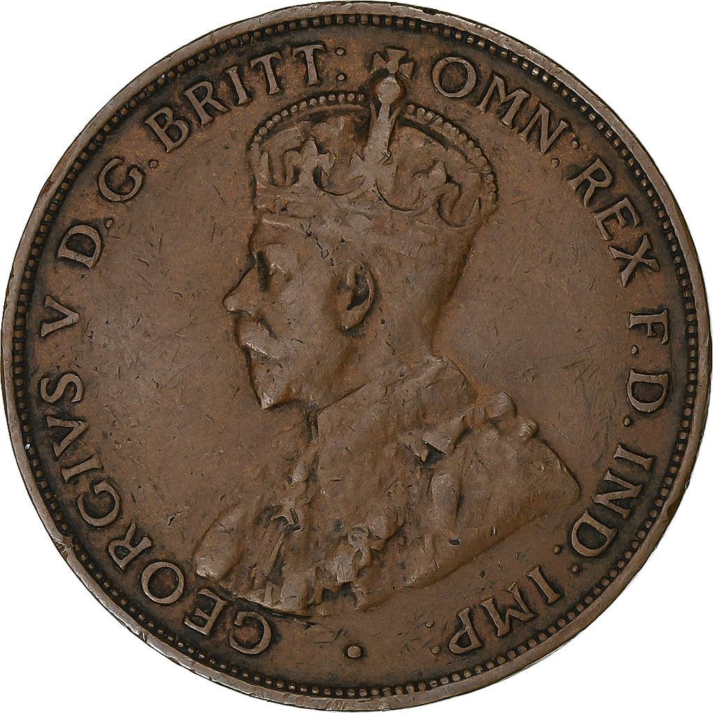 Coin, Australia, George V, Penny, 1934, Melbourne, EF(40-45), Bronze, KM:23