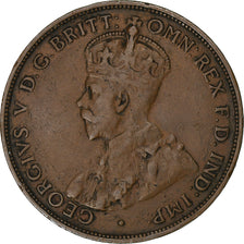 Coin, Australia, George V, Penny, 1934, Melbourne, EF(40-45), Bronze, KM:23