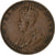 Moneda, Australia, George V, Penny, 1934, Melbourne, MBC, Bronce, KM:23