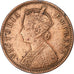 Moneta, INDIA - BRITANNICA, Victoria, 1/4 Anna, 1886, MB, Rame, KM:486